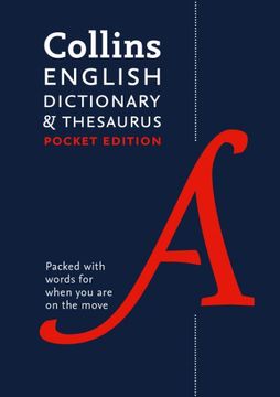 portada Collins English Dictionary and Thesaurus: Pocket Edition (en Inglés)