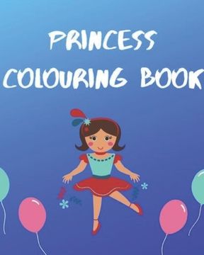portada princess colouring book (en Inglés)