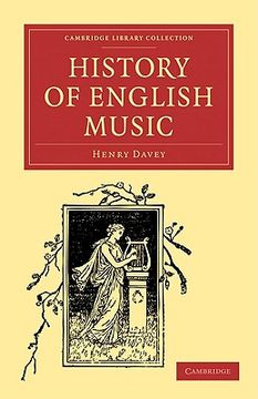 portada History of English Music Paperback (Cambridge Library Collection - Music) (en Inglés)