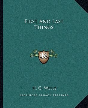 portada first and last things (in English)