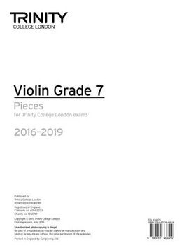 portada Violin Exam Pieces Grade 7 2016-2019 (Part Only)