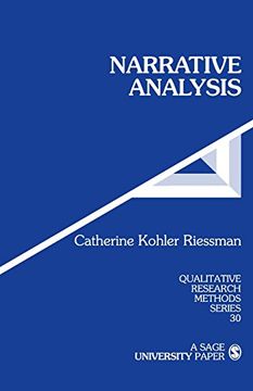 portada Narrative Analysis: 30 (Qualitative Research Methods) (in English)
