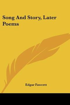 portada song and story, later poems (in English)