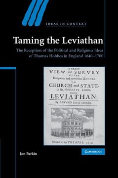 portada Taming the Leviathan Paperback (Ideas in Context) (en Inglés)