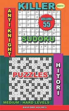 portada Killer sudoku Anti knight. Hitori puzzles: Medium - hard levels (in English)