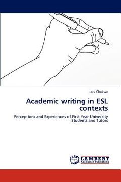 portada academic writing in esl contexts (in English)