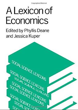 portada A Lexicon of Economics (en Inglés)