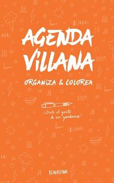 portada Agenda Villana: Organiza y Colorea