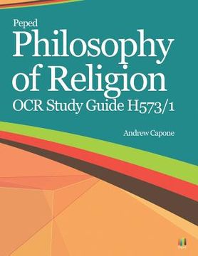 portada Philosophy of Religion OCR Study Guide H573/1 (en Inglés)