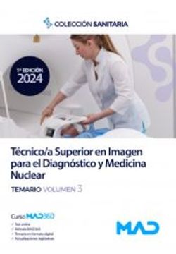 portada Manual del Tecnico/A Superior en Imagen Para el Diagnostico y Medicina Nuclear. Temario Volumen 3 (in Spanish)