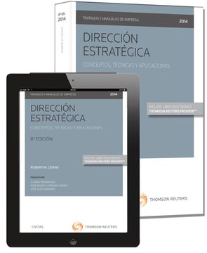 portada Dirección Estratégica (Papel + E-Book): Conceptos, Técnicas y Aplicaciones (Tratados y Manuales de Empresa)