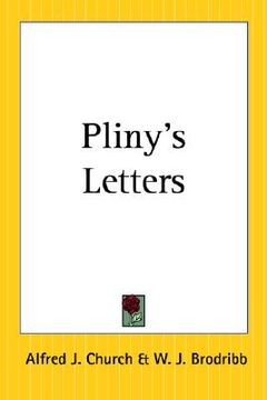 portada pliny's letters (en Inglés)