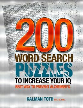portada 200 Word Search Puzzles to Increase Your IQ (en Inglés)