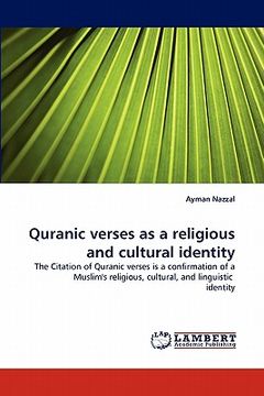 portada quranic verses as a religious and cultural identity (en Inglés)