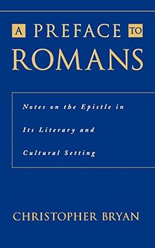 portada A Preface to Romans: Notes on the Epistle in its Literary and Cultural Setting (en Inglés)