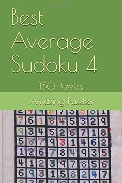 portada Best Average Sudoku 4: 150 Puzzles (en Inglés)