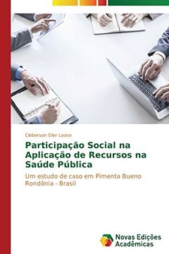 portada Participação Social na Aplicação de Recursos na Saúde Pública