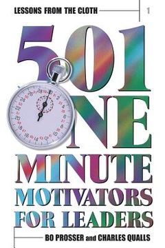 portada Lessons from the Cloth 1: 501 One Minute Motivators for Leaders (en Inglés)