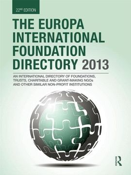 portada The Europa International Foundation Directory 2013 (en Inglés)