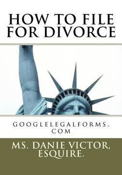 portada how to file for divorce (en Inglés)