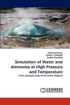 portada simulation of water and ammonia at high pressure and temperature (in English)