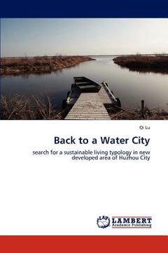 portada back to a water city (en Inglés)