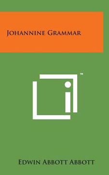 portada Johannine Grammar (en Inglés)