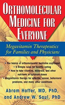 portada Orthomolecular Medicine for Everyone: Megavitamin Therapeutics for Families and Physicians (en Inglés)