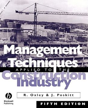 portada management techniques applied to the construction industry (en Inglés)
