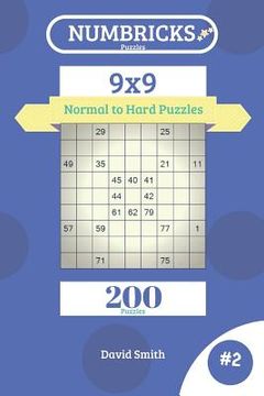 portada Numbricks Puzzles - 200 Normal to Hard Puzzles 9x9 Vol.2 (en Inglés)