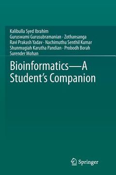 portada Bioinformatics - A Student's Companion (en Inglés)