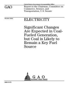 portada Electricity: significant changes are expected in coal-fueled generation, but coal is likely to remain a key fuel source: report to (en Inglés)