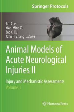 portada animal models of acute neurological injuries ii (en Inglés)