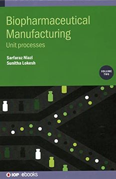 portada Biopharmaceutical Manufacturing, Volume 2: Unit Processes (Iop Ebooks) (in English)