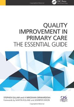 portada Quality Improvement in Primary Care: The Essential Guide