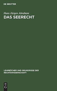 portada Das Seerecht (en Alemán)