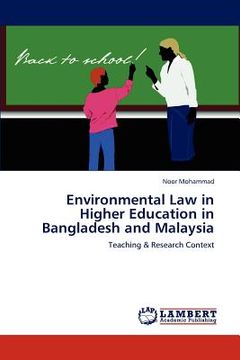 portada environmental law in higher education in bangladesh and malaysia (en Inglés)