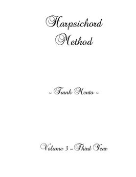 portada Harpsichord Method - Volume 3 (in English)