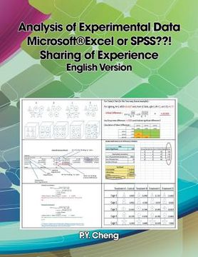 portada Analysis of Experimental Data Microsoft(R)Excel or SPSS ! Sharing of Experience English Version: Book 3 (en Inglés)