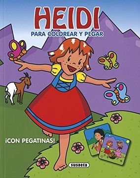 Libro Heidi para colorear y pegar, Susaeta Edicones S A, ISBN  9788467749755. Comprar en Buscalibre