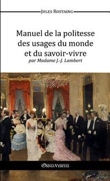portada Manuel de la politesse des usages du monde et du savoir-vivre (en Francés)