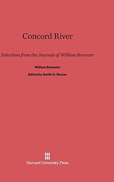 portada Concord River: Selections from the Journals of William Brewster