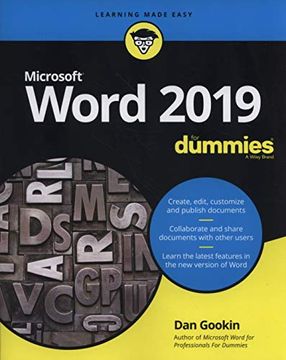 portada Word 2019 for Dummies (in English)