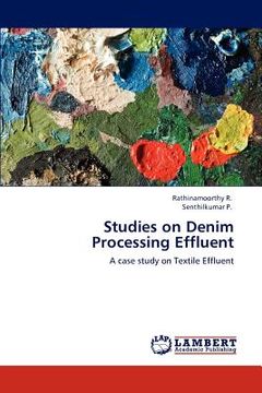 portada studies on denim processing effluent (en Inglés)