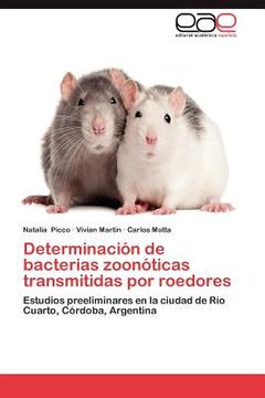 portada determinaci n de bacterias zoon ticas transmitidas por roedores (en Inglés)