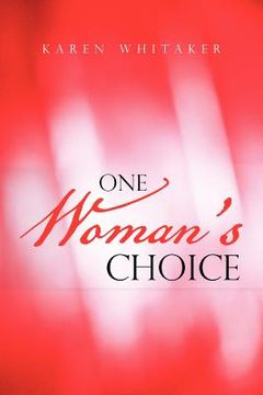 portada one woman's choice (en Inglés)