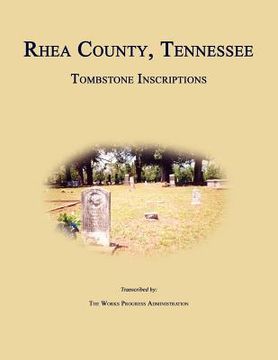 portada rhea county, tennessee, tombstone inscriptions (en Inglés)