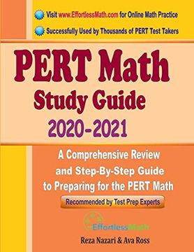 portada Pert Math Study Guide 2020 - 2021: A Comprehensive Review and Step-By-Step Guide to Preparing for the Pert Math (in English)