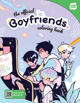 portada The Official Boyfriends. Coloring Book: 46 Original Illustrations to Color and Enjoy (en Inglés)