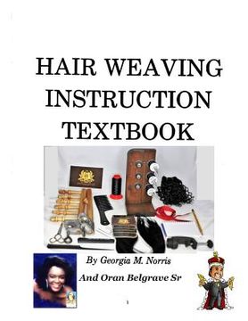 portada Hair Weaving Instruction Textbook: Pole Weaving and Weaving Machine (en Inglés)